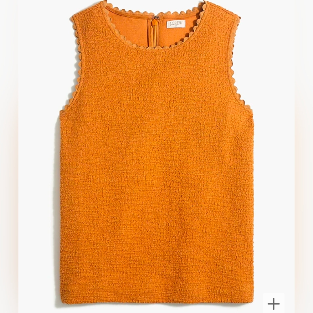NWT J. Crew Textured Sleeveless Top